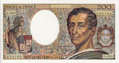 Beschrijving voorzijde: MONTESQUIEU